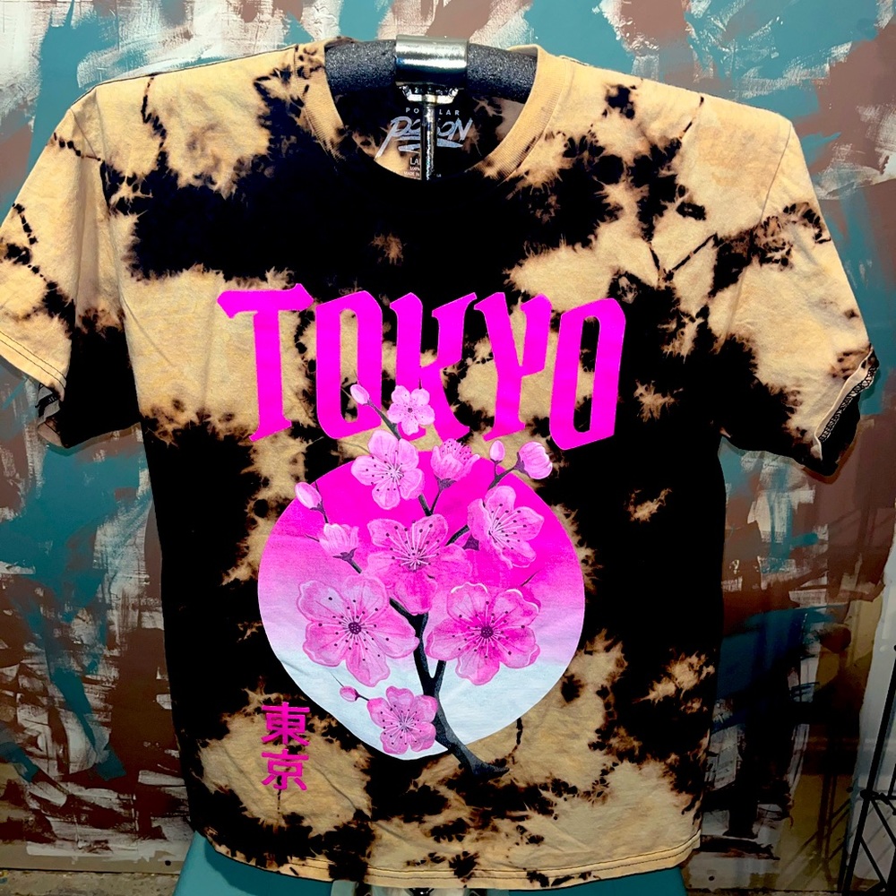 Men’s tie dye poison tee